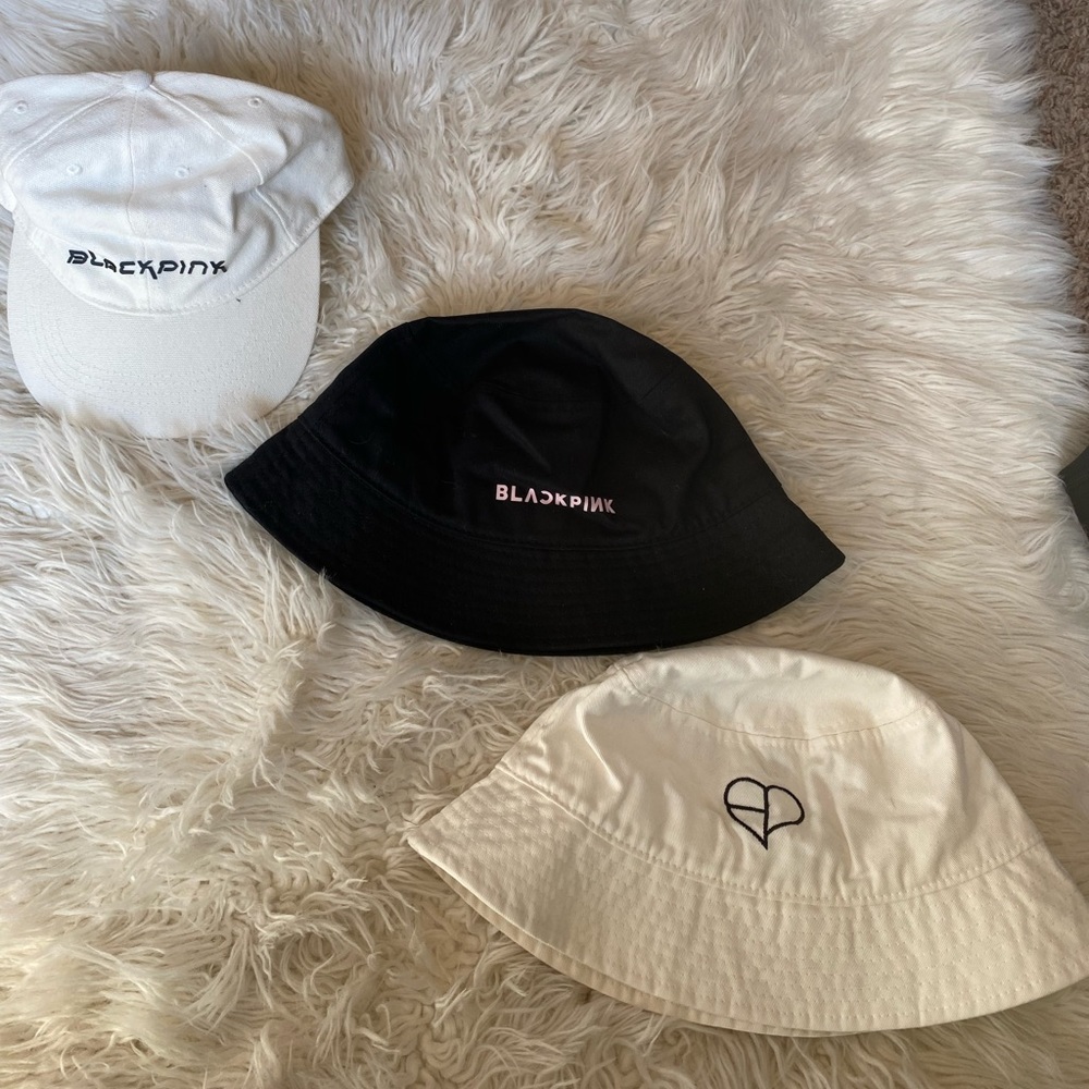 H&M X BlackPink Hat Trio